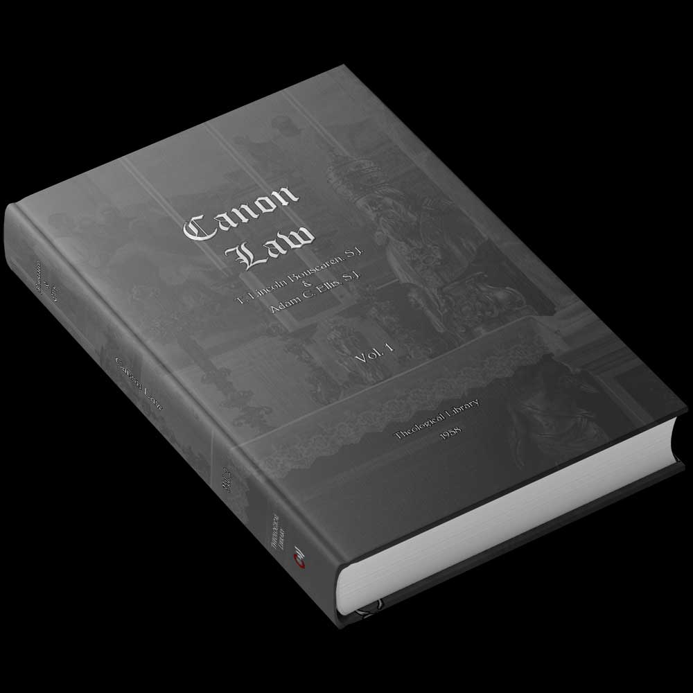 Canon Law by Bouscaren (1958) Vol 2
