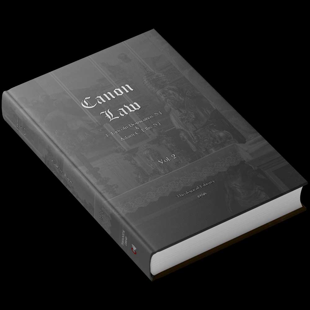 Canon Law by Bouscaren (1958) Vol 2
